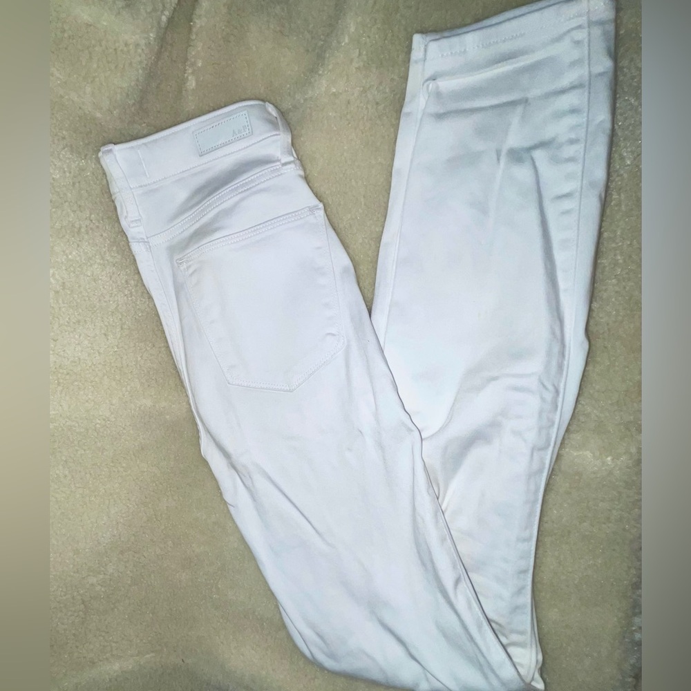 Abercrombie white skinny jeans size 0
